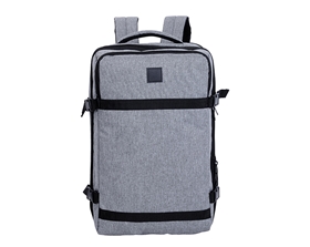 Recycled 300D/PVC Graphite Computer Backpack