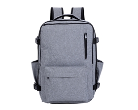 Recycled 300D/PVC Graphite Computer Backpack